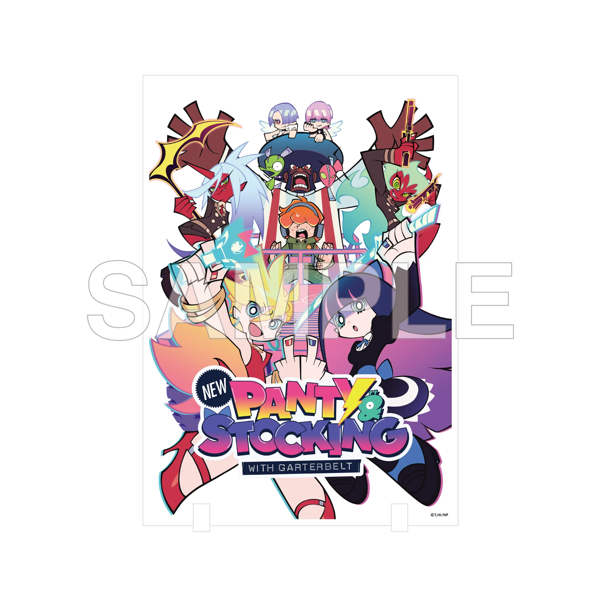 (Goods - Acrylic Stand) New PANTY ＆ STOCKING with GARTERBELT Acrylic Illustration Panel Key Visual Ver.