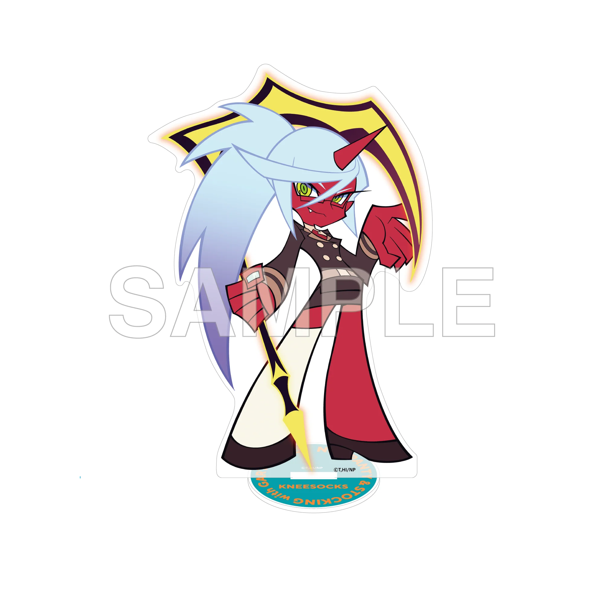 (Goods - Acrylic Stand) New PANTY ＆ STOCKING with GARTERBELT Acrylic Stand Figure No.2 - Kneesocks