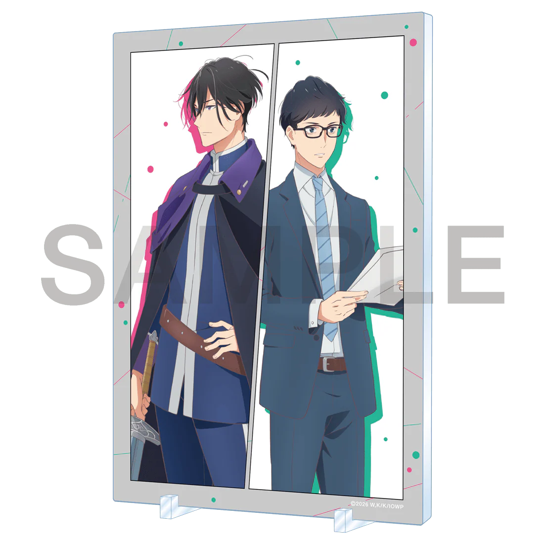 (Goods - Acrylic Stand) Isekai Office Worker: The Other World's Books Depend on the Bean Counter Acrylic Panel 2026 Ver. Teaser Visual