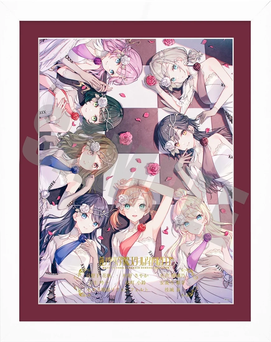 (Goods - Fine Graph) Love Live! Hasu no Sora Jogakuin School Idol Club Foil-stamped 105th Class Memorial Chara Fine Graph