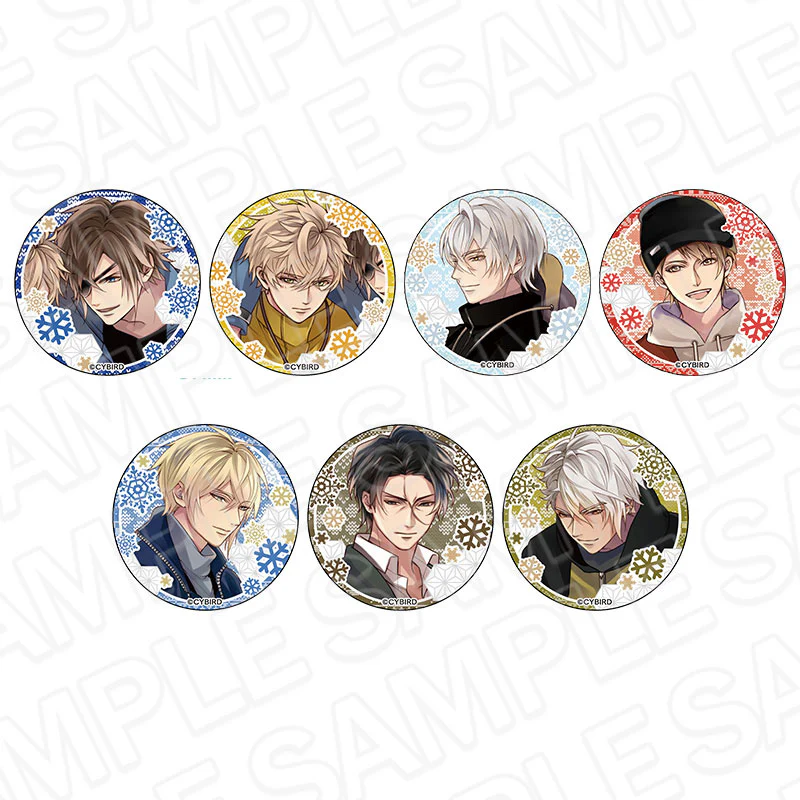 [Ikemen Sengoku] Trading Holographic Can Button Camp ver. (Blind Box -Single)