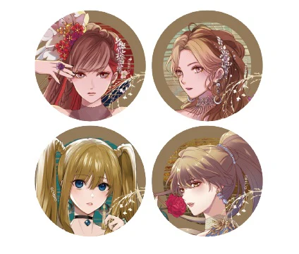 [Ikemen Series] All for Love! Buttons set MC