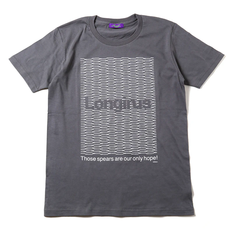 [Evangelion] RADIO EVA Longinus Art GRAY T-Shirt - Image 2
