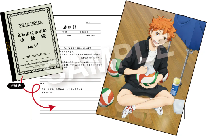 [Haikyu!!] Karasuno High Volleyball Club Activity Log Photo Sheet No. 1 Shoyo Hinata