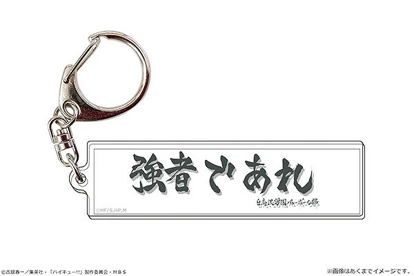 [Haikyu!!] Cheer Banner Keychain 05 Shiratorizawa Academy
