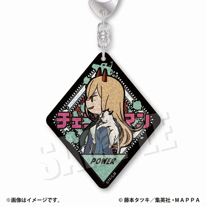 [Chainsaw Man] VETCOLO Glitter Acrylic Keychain 02. Power