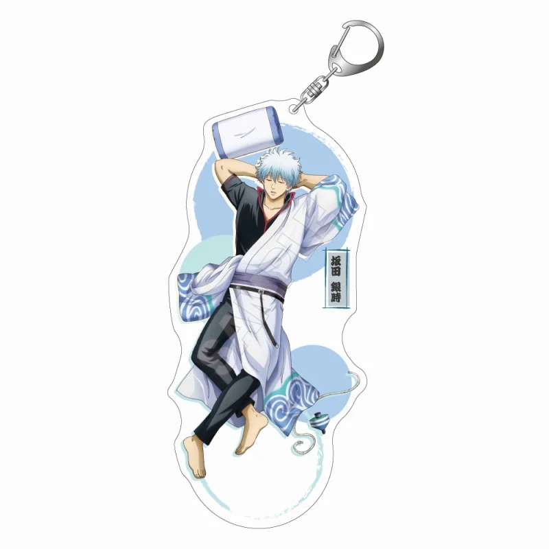 [Gintama] Sleeping Through The New Year Acrylic Keychain BIG Gintoki Sakata