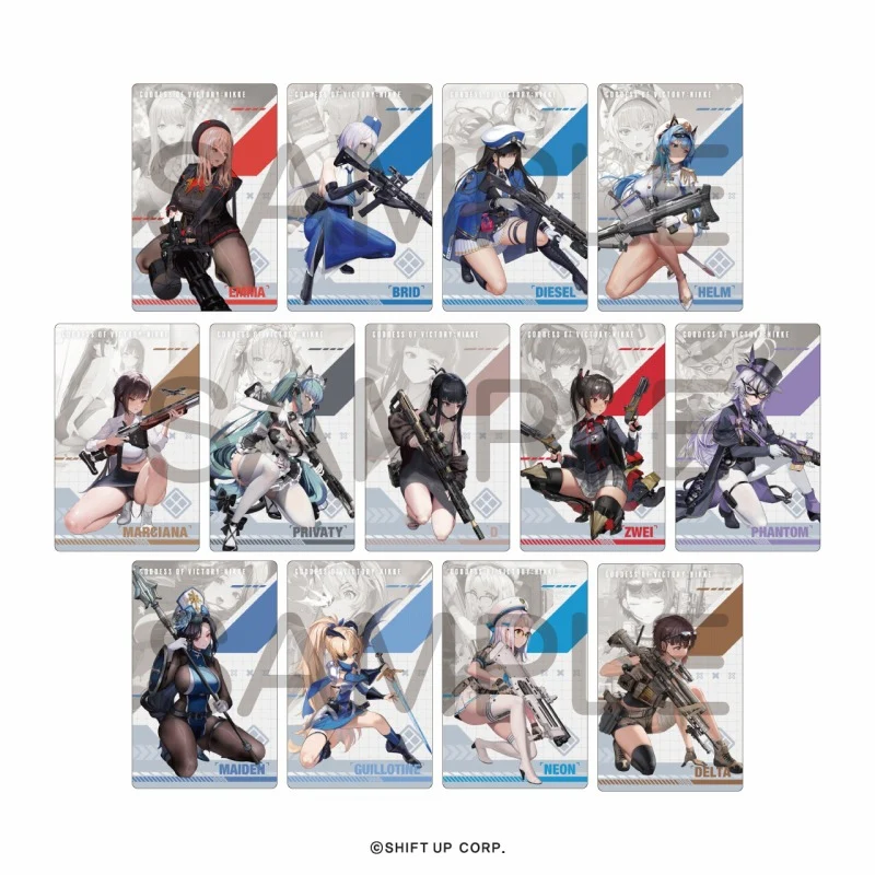 (Goods - Card) GODDESS OF VICTORY: NIKKE Gun Girl Metal Card Collection Vol.3  (Blind Box -Single) - Image 2