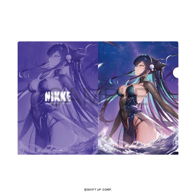 (Goods - Clear File) GODDESS OF VICTORY: NIKKE File Folder Little Mermaid: Abyss Flower