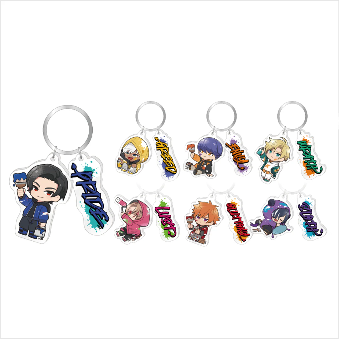 [Obey Me!] Shibuya 109 POP UP SHOP Acrylic Keychain