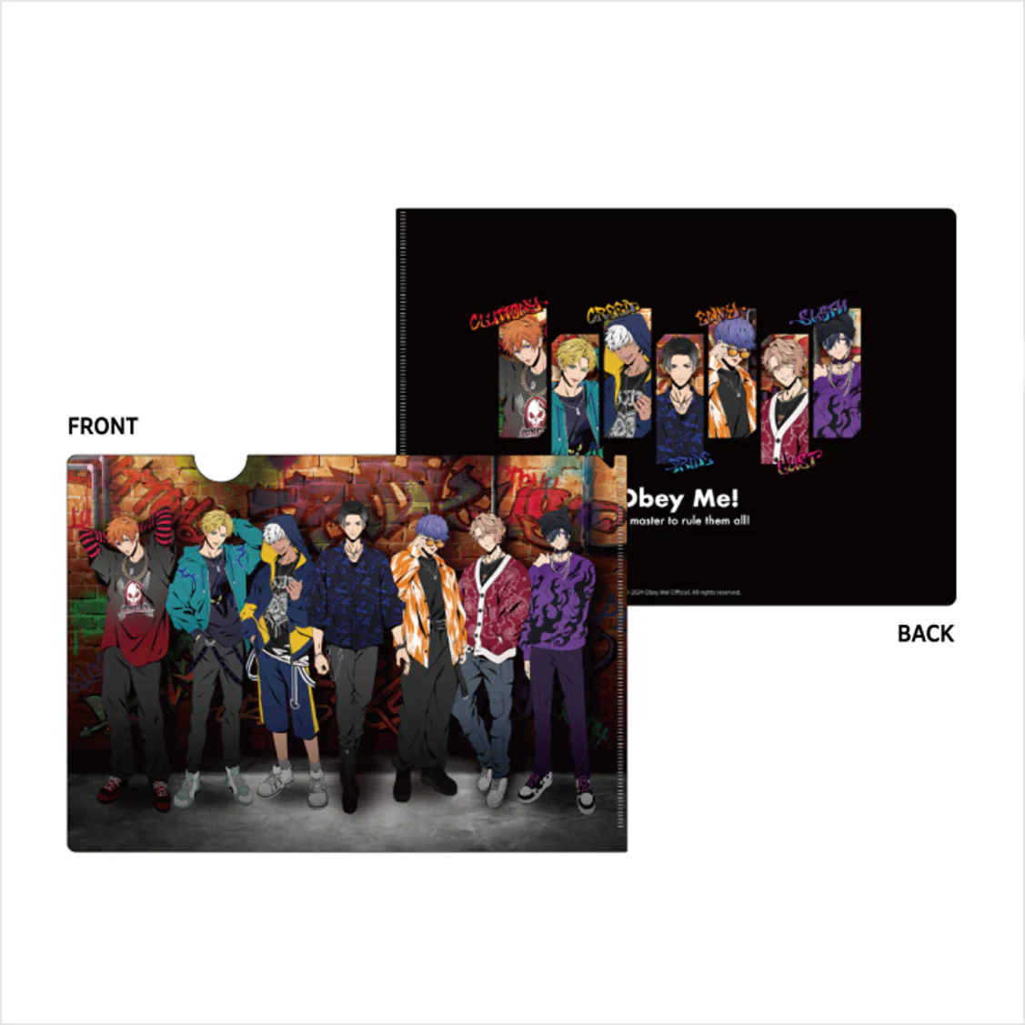 [Obey Me!] Shibuya 109 POP UP SHOP File Folder