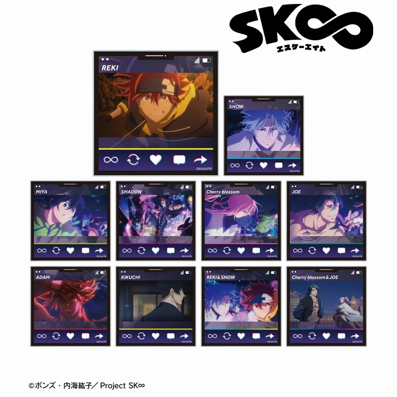 [SK8 the Infinity] Trading SNS Style Acrylic Card (Blind Box -Singles) - Image 2
