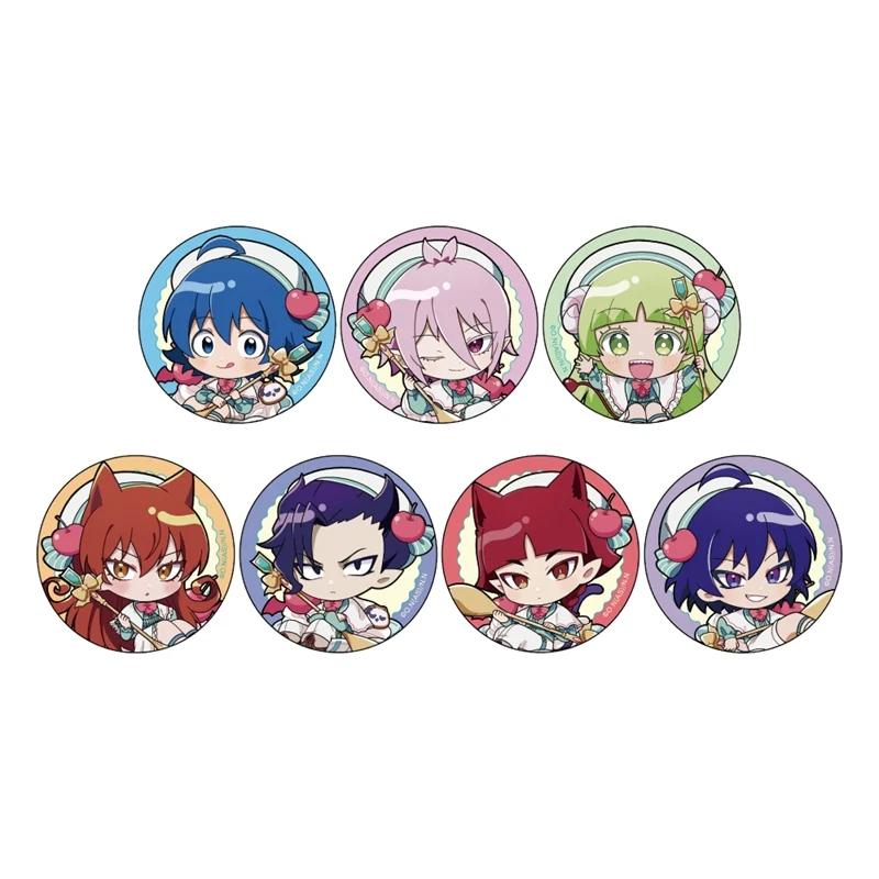 (Goods - Badge) Welcome to Demon School! Iruma-kun Trading Button Badge (Cherry Whip)(Blind Box - Single)