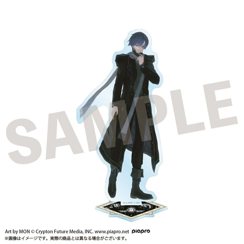 (Goods - Acrylic Stand) VOCALOID STEAKA "Watching you" Hatsune Miku x Obaken Acrylic Stand Ao