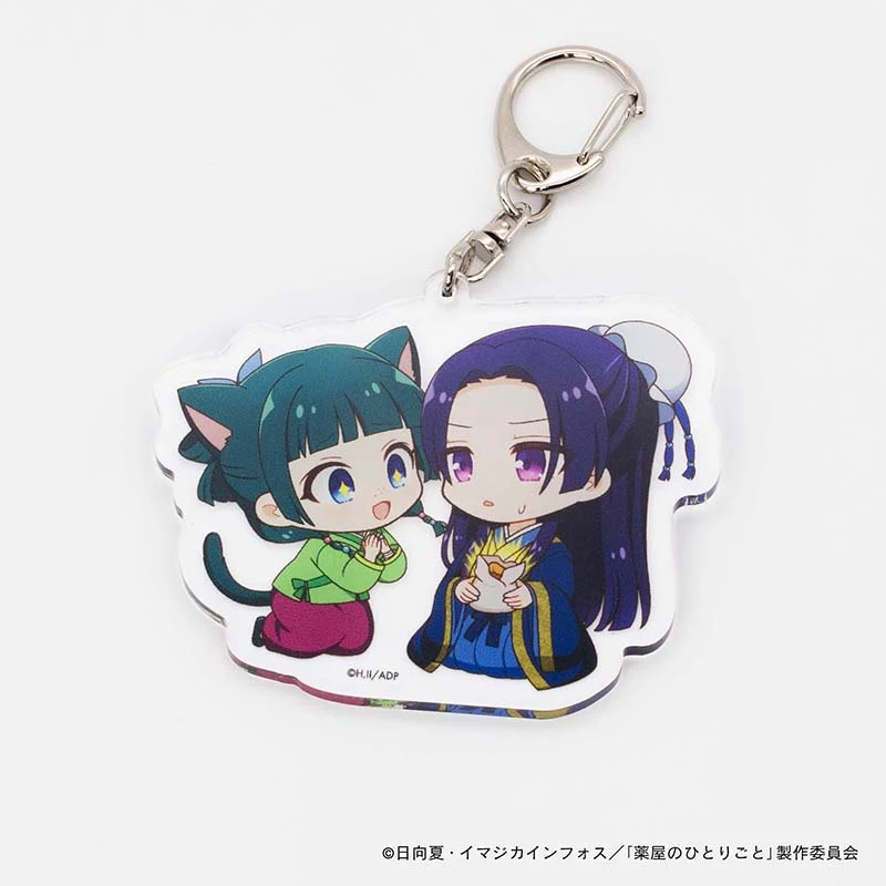 (Goods - Keychain) The Apothecary Diaries Acrylic Keychain Meowmao & Jinshi Ox Bezoar