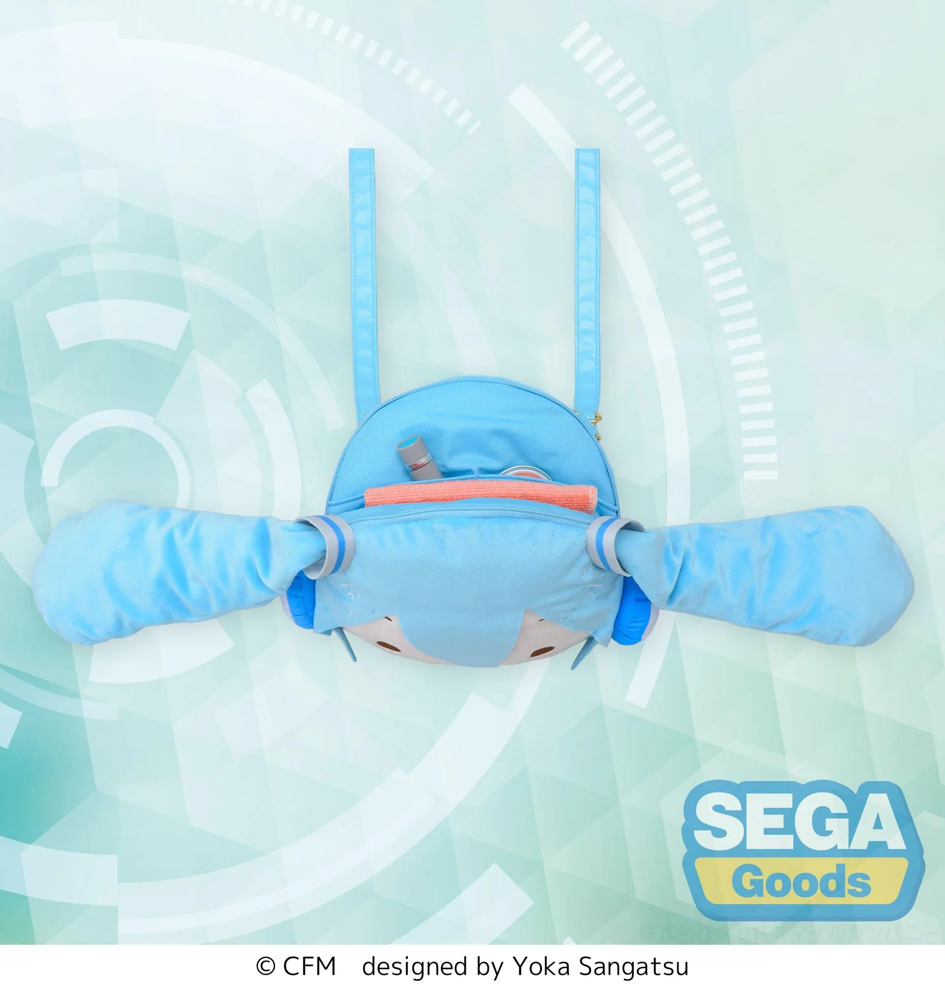 (Bag) Vocaloid fuwa petit "Snow Miku" Shoulder Bag - Image 4