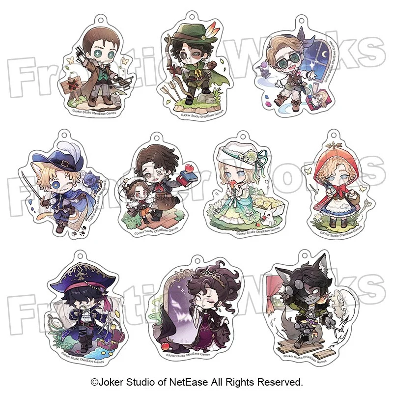 [※Blind](1BOX=10)(Goods - Keychain) Identity V Fairy Tale Collection Chibi Trading Acrylic Keychain