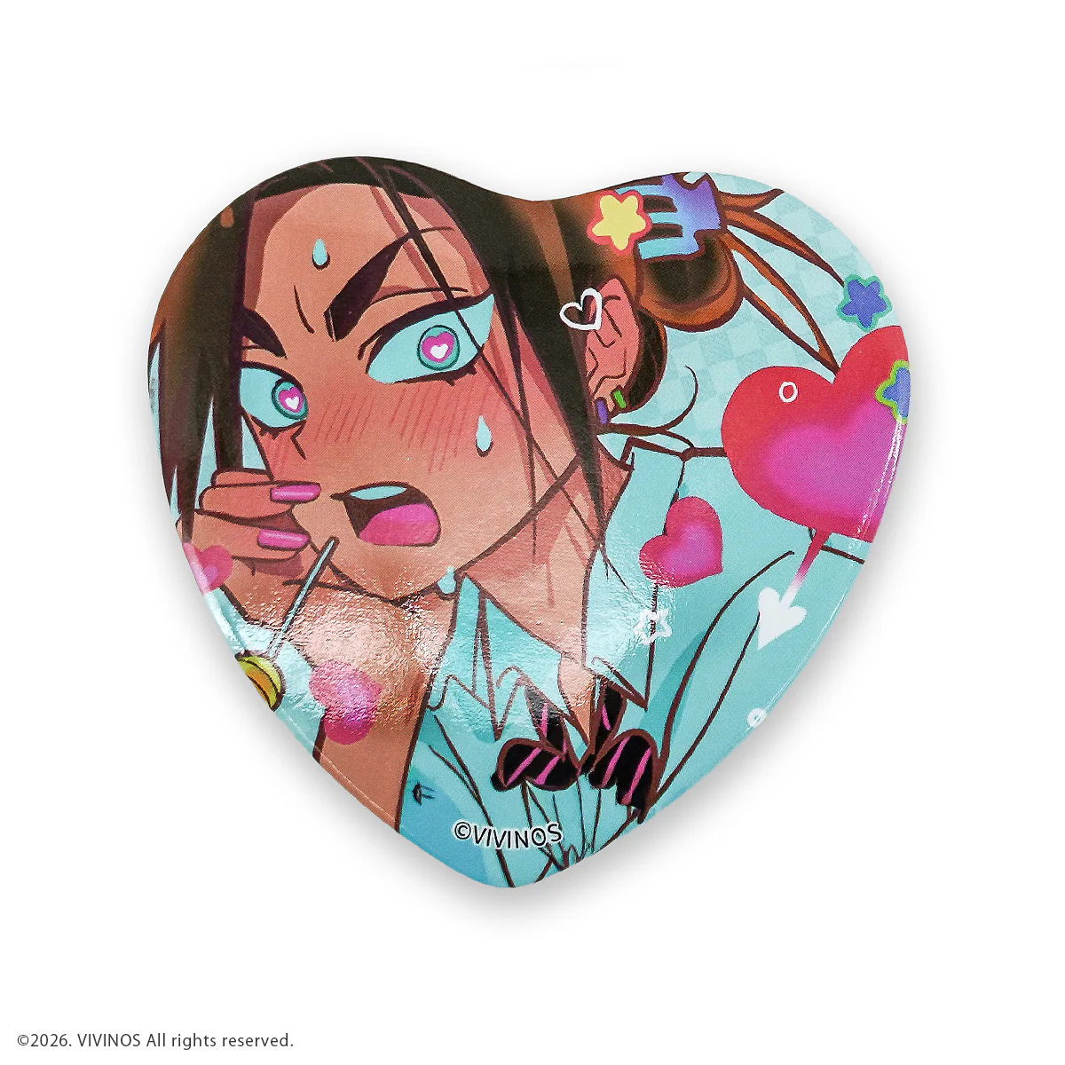 (Goods - Badge) Alien Stage Random Heart Badge (Box of 6) - Image 5