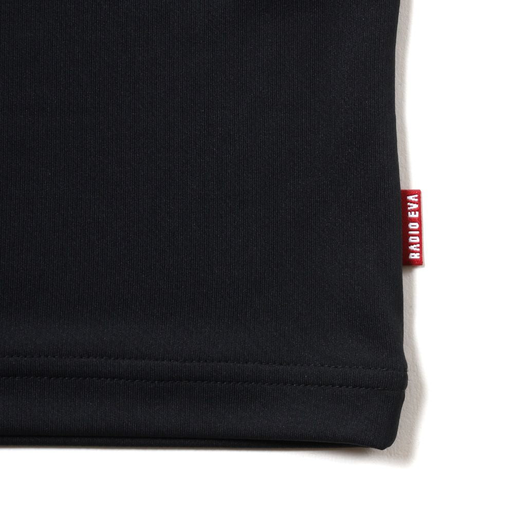 [Evangelion] RADIO EVA SPALDING EVA-01 Dry mesh T-Shirt Black×Red - Image 2