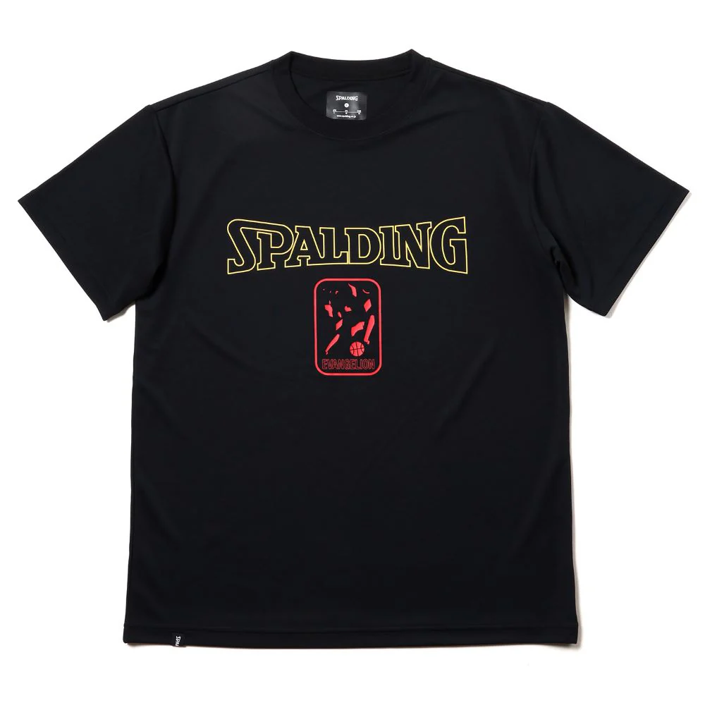 [Evangelion] RADIO EVA SPALDING EVA-01 Dry mesh T-Shirt Black×Red - Image 3