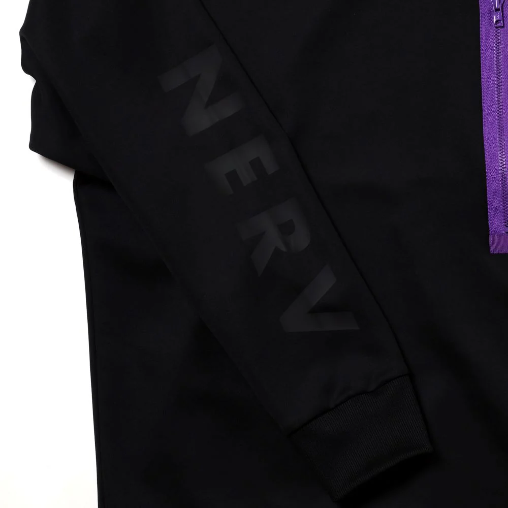 [Evangelion] RADIO EVA NERV Sweat Shirts by SPALDING Black×Green - Image 4