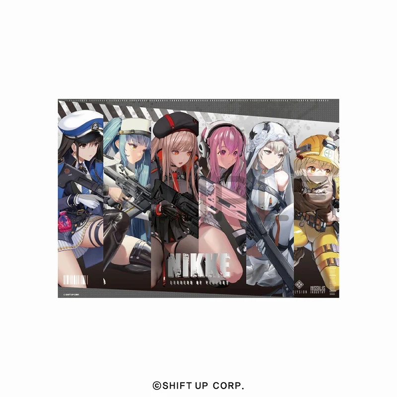 (Goods - Poster) GODDESS OF VICTORY: NIKKE Metal Poster Group Shooting 01