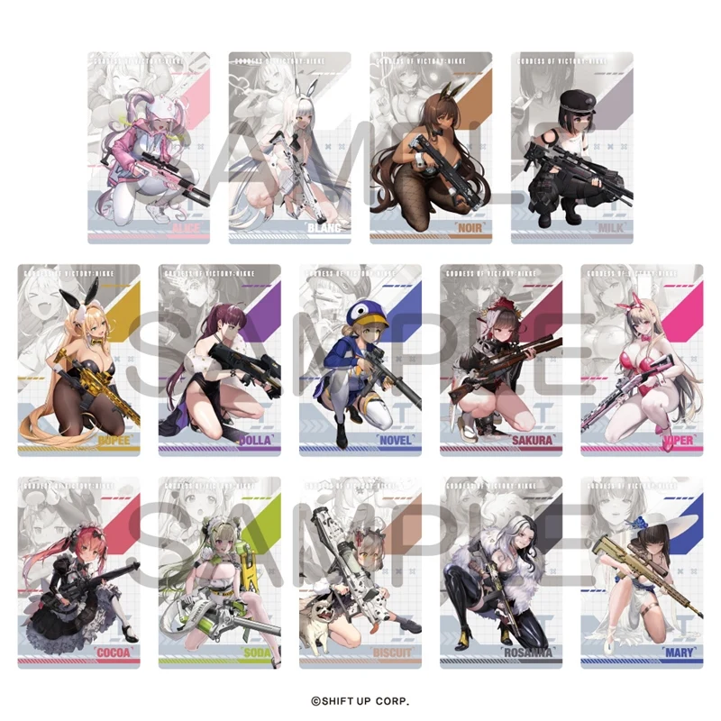 (Goods - Card) GODDESS OF VICTORY: NIKKE Gun Girl Metallic Card Collection Vol. 1 (Blind Box -Single) - Image 4
