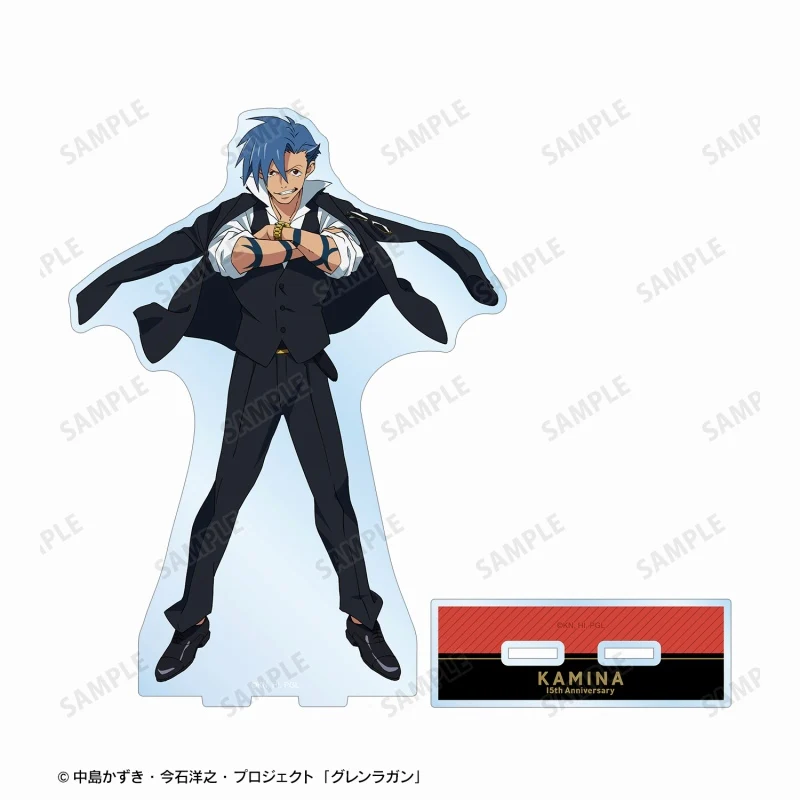 (Goods - Acrylic Stand) [Gurren Lagann] Exclusive Art Kamina 15th Anniversary Dressed Up BIG Acrylic Stand - Image 2
