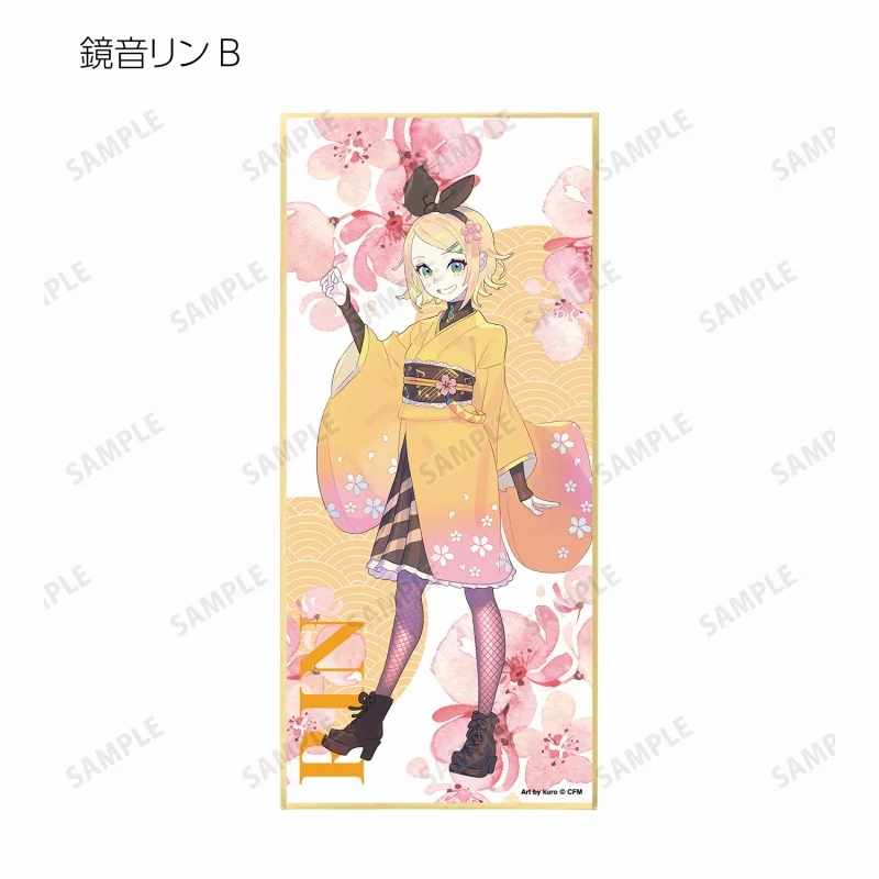 (Goods - Acrylic Stand) [Vocaloid] Sakura Miku Series Exclusive Art Art by kuro Trading w/Stand Art Board (Blind Box -Single) - Image 2