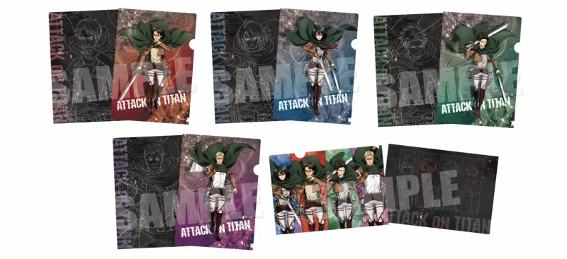 [Attack on Titan] A4 File Folder Against The Wind! Ver. (Eren) - Image 2