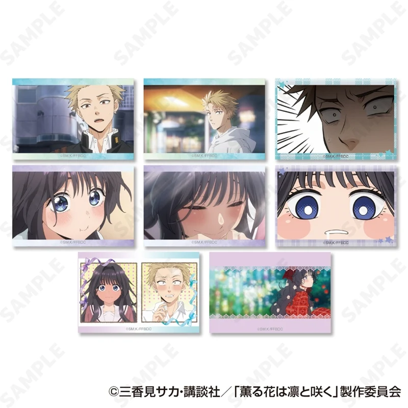 (Goods - Badge) The Fragrant Flower Blooms with Dignity Trading Square Button Badge (Blind Box -Single)