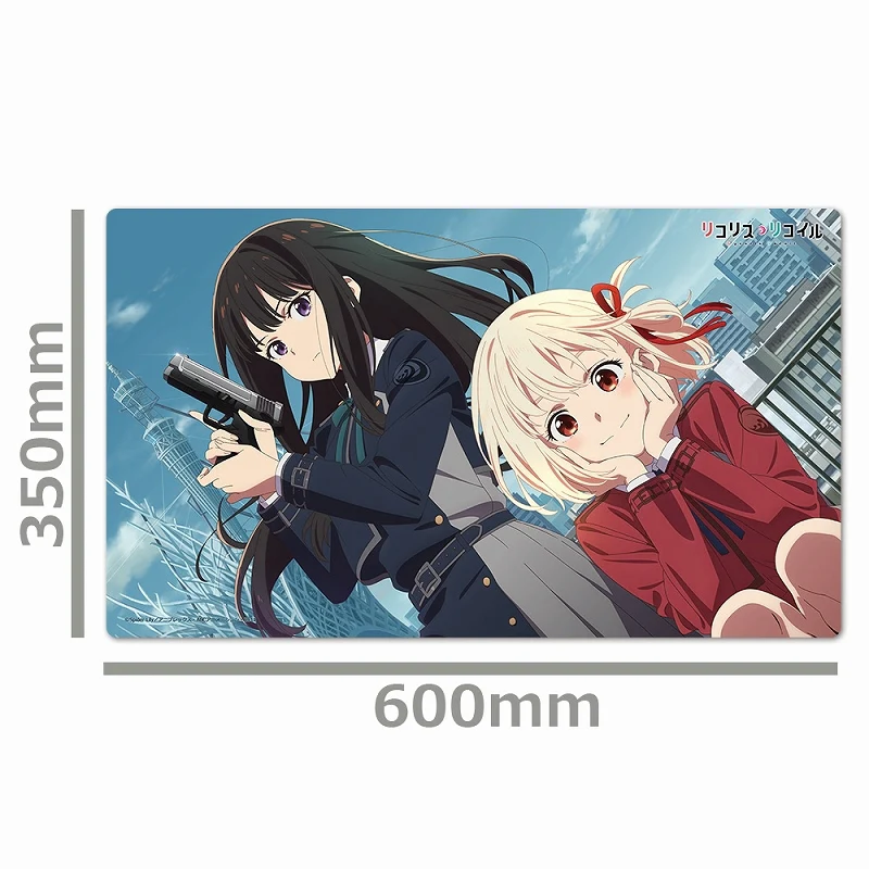[Lycoris Recoil] //Preorder// Rubber Mat CHISATO NISHIKIGI & TAKINA INOUE - Image 2