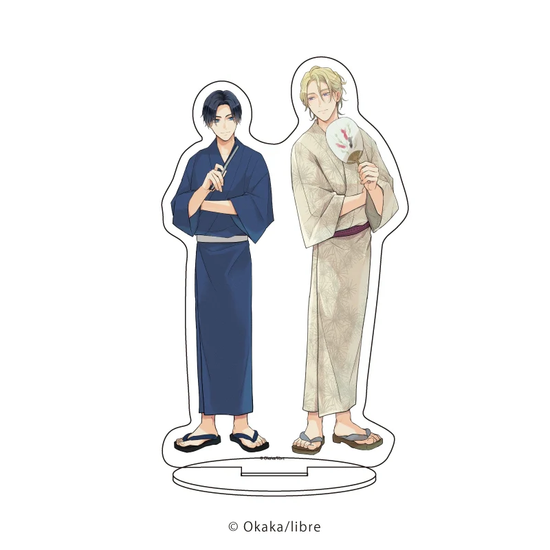 (Goods - Acrylic Stand) [Be x Boy] Character Acrylic Figure 02 Kanade Suo & Fuma Odaka Art by Okaka