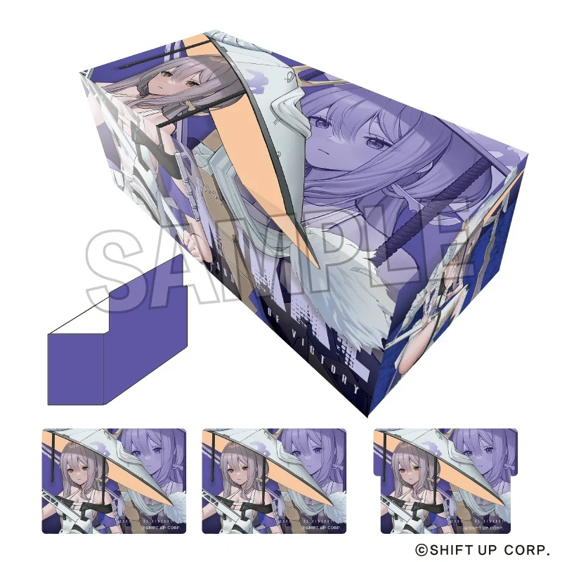 (Goods - Card Case) GODDESS OF VICTORY: NIKKE Art Card Box NT Scarlet