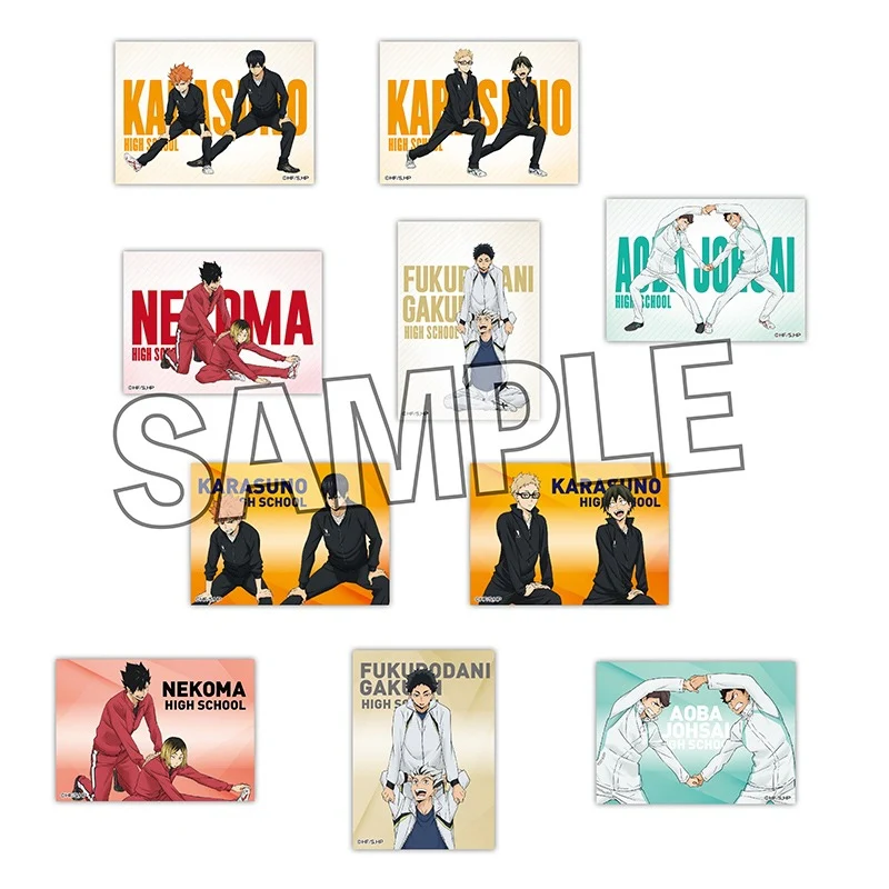[Haikyu!!] Holo Sticker Warming Up!! (Blind Box -Single)