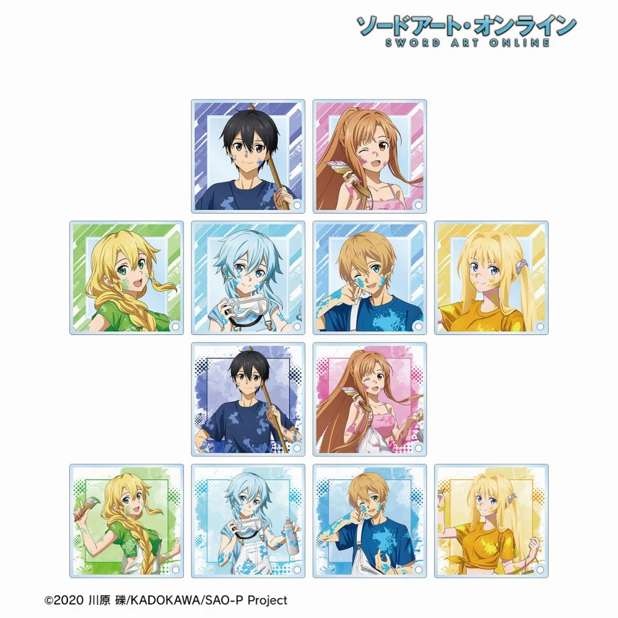 (Goods - Acrylic Stand) [Sword Art Online] Paint Style ver. Trading Acrylic Stand Panel feat. Exclusive Art (Blind Box -Single)