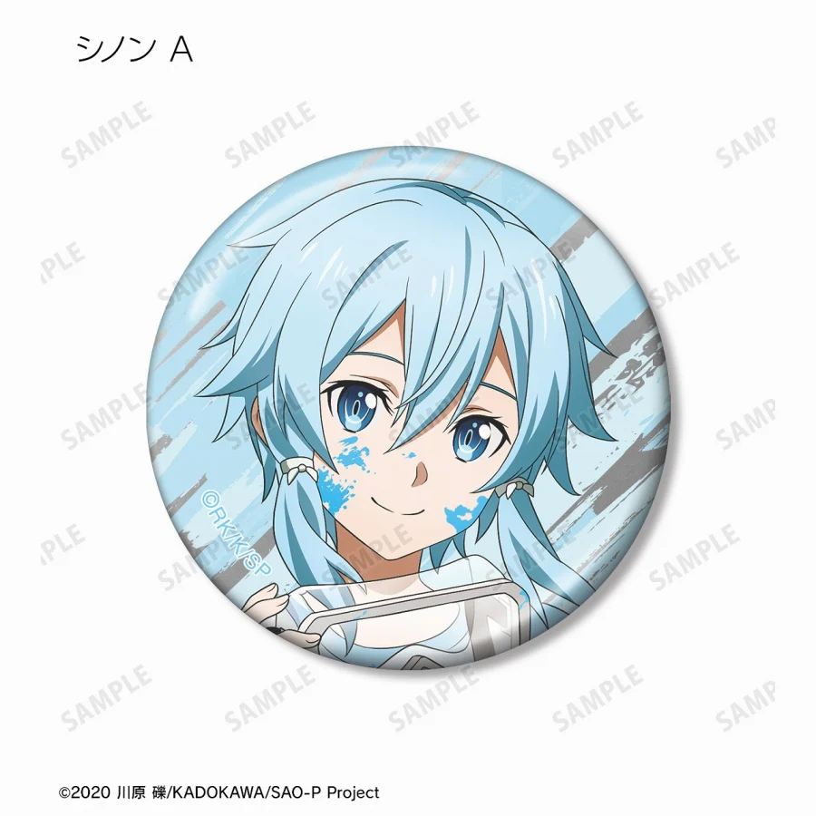 [Sword Art Online] Exclusive Art Paint Style ver. Trading Metallic Button Badge (Blind Box -Single)