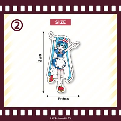 (Goods - Sticker) VOCALOID Satsuki&Channel Sticker Mesmerizer Version 2