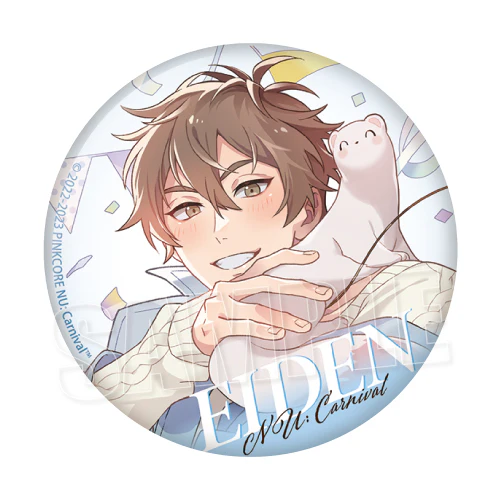 [Nu: Carnival] Trading Button Badge (Play with Plushies Ver.) (Blind Box -Single) - Image 2