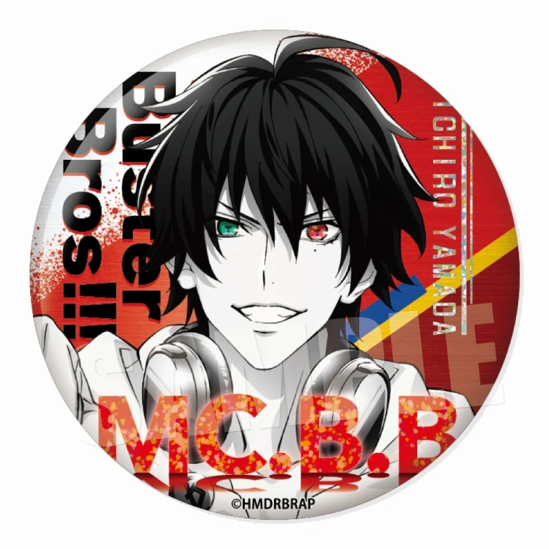 [Hypnosis Mic] Rhyme Anima+ Trading Holo EYE Button Badge vol. 2 - A box (Blind Box -Single) - Image 2