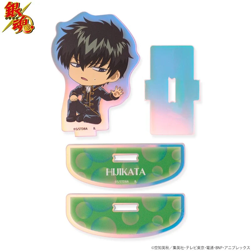 (Goods - Stand Pop) Gintama Tojikome Shabon Bubble Yurayura Iridescent Acrylic Stand Toshiro Hijikata