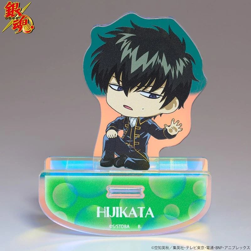 (Goods - Stand Pop) Gintama Tojikome Shabon Bubble Yurayura Iridescent Acrylic Stand Toshiro Hijikata - Image 2