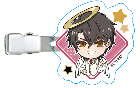 [Ikemen Series] Virtue and Vice Chibi Acrylic Hair Clip (Chevalier & Leon)