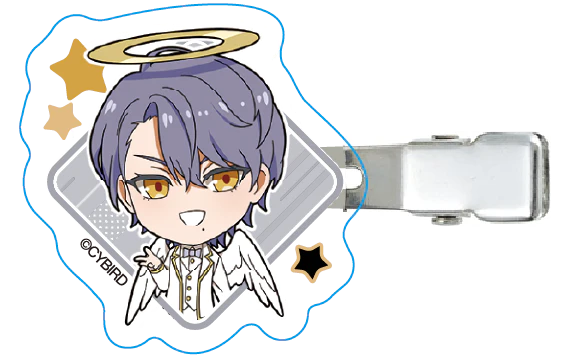 [Ikemen Series] Virtue and Vice Chibi Acrylic Hair Clip (Clavis & Licht)