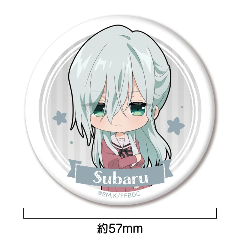 (Goods - Badge) TV Anime The Fragrant Flower Blooms with Dignity Button Badge Subaru Hoshina - Image 2