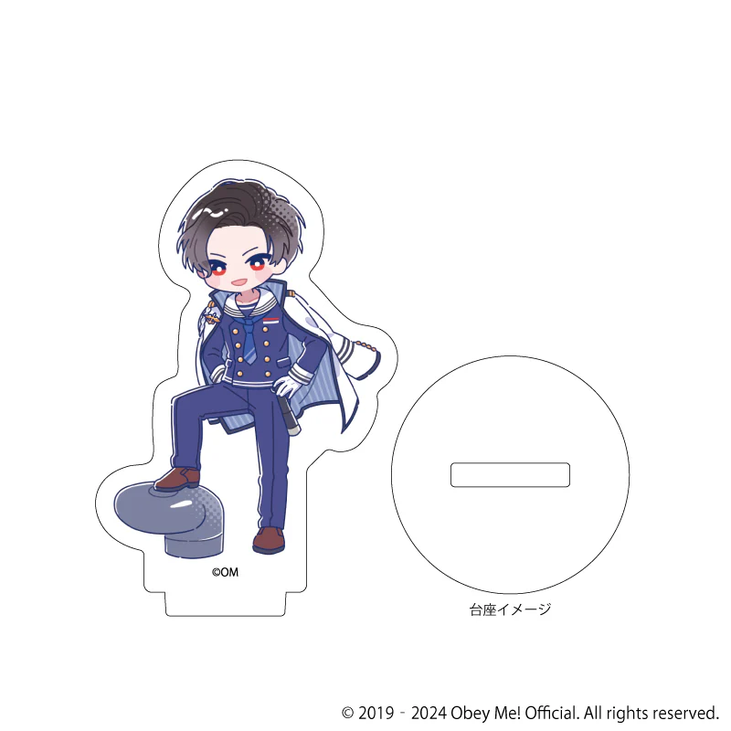 (Goods - Acrylic Stand) [Obey Me!] Acrylic Petit Stand 09 - Marine Sailor Ver. (Candy Art) (Blind Box -Single)