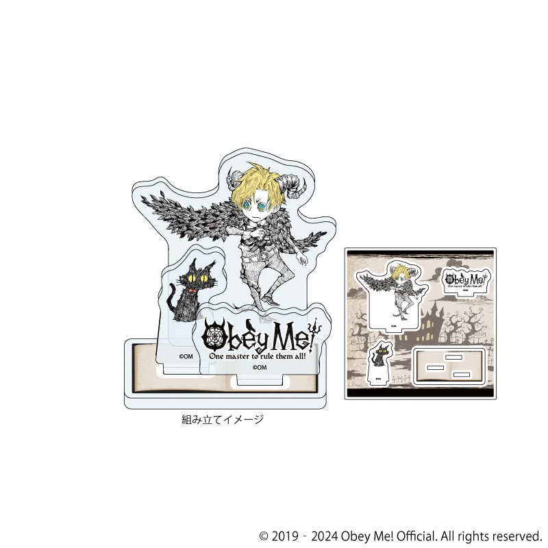 (Goods - Acrylic Stand) [Obey Me!] Acrylic Stand Satan (Mini Character Art)