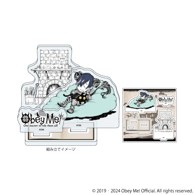 (Goods - Acrylic Stand) [Obey Me!] Acrylic Stand Belphegor (Mini Character Art)