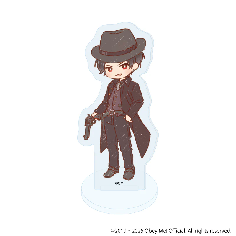 (Goods - Acrylic Stand) [Obey Me! Nightbringer] Acrylic Petit Stand 13 - Cowboy ver. (Retro Art) (Blind Box) - Image 2