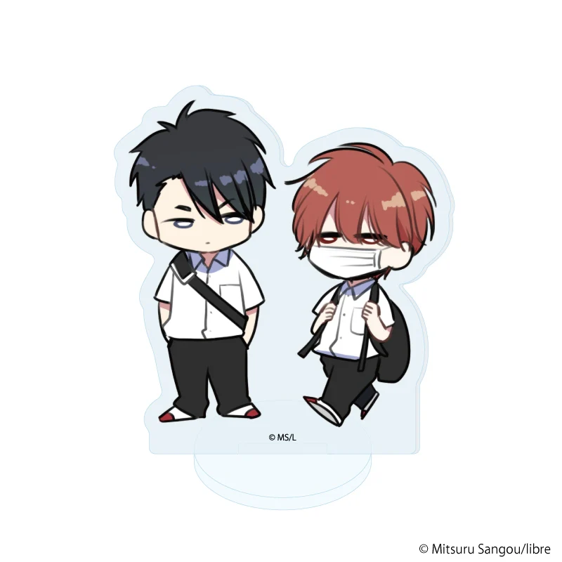 (Goods - Acrylic Stand) Mask Danshi: This Shouldn't Lead to Love Acrylic Petit Stand 01 (Official Art) (Blind Box -Single) - Image 4